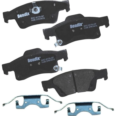 Plaquettes de frein arrière en céramique qualité supérieur de BENDIX - CFC1498 pa2