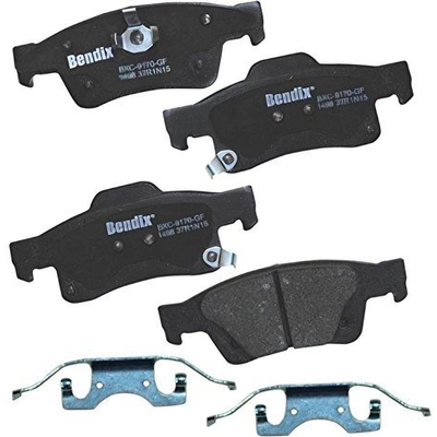 Plaquettes de frein arrière en céramique qualité supérieur de BENDIX - CFC1498 pa3