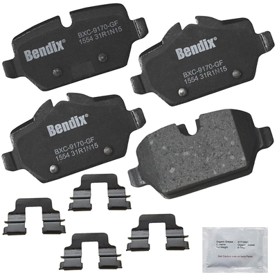 Rear Premium Ceramic Pads by BENDIX - CFC1554 pa2