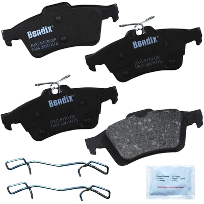 Rear Premium Ceramic Pads by BENDIX - CFC1564 pa1