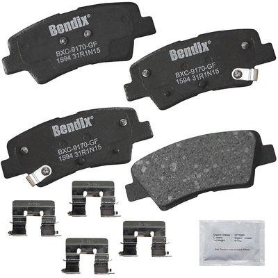 Rear Premium Ceramic Pads by BENDIX - CFC1594 pa3