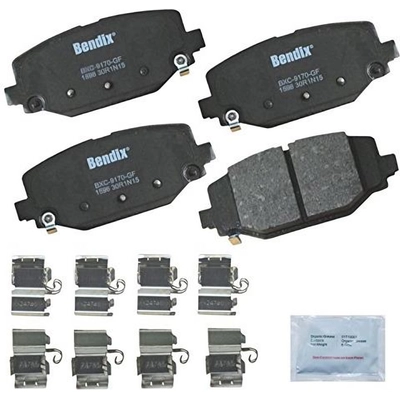 Rear Premium Ceramic Pads by BENDIX - CFC1596 pa1