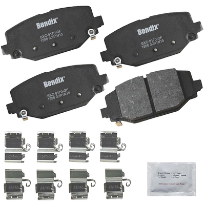Rear Premium Ceramic Pads by BENDIX - CFC1596 pa3