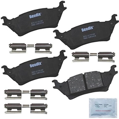 Rear Premium Ceramic Pads by BENDIX - CFC1602 pa4