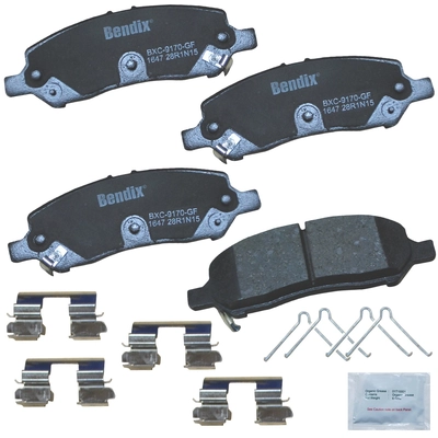 Rear Premium Ceramic Pads by BENDIX - CFC1647 pa1