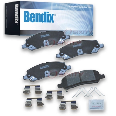 Rear Premium Ceramic Pads by BENDIX - CFC1647 pa2