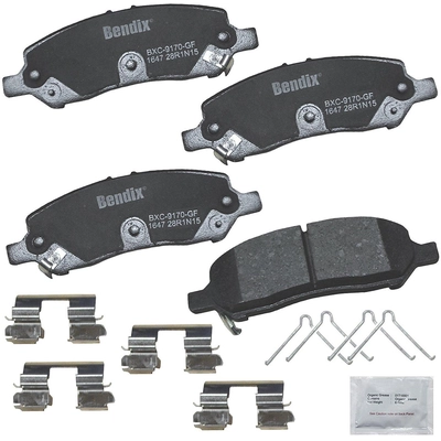 Rear Premium Ceramic Pads by BENDIX - CFC1647 pa3