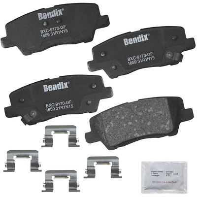 Rear Premium Ceramic Pads by BENDIX - CFC1659 pa2