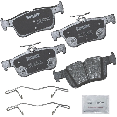 Rear Premium Ceramic Pads by BENDIX - CFC1665 pa4