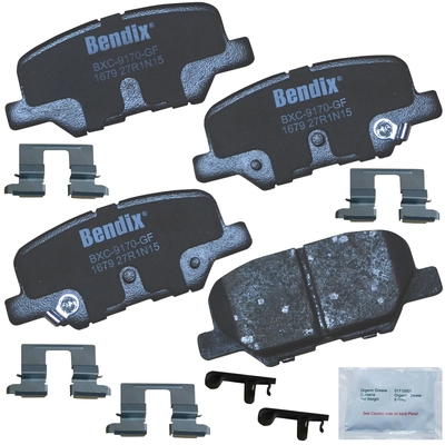 Rear Premium Ceramic Pads by BENDIX - CFC1679 pa1