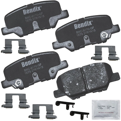 Rear Premium Ceramic Pads by BENDIX - CFC1679 pa2