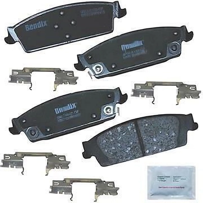 Rear Premium Ceramic Pads by BENDIX - CFC1707 pa2