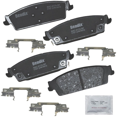 Rear Premium Ceramic Pads by BENDIX - CFC1707 pa4
