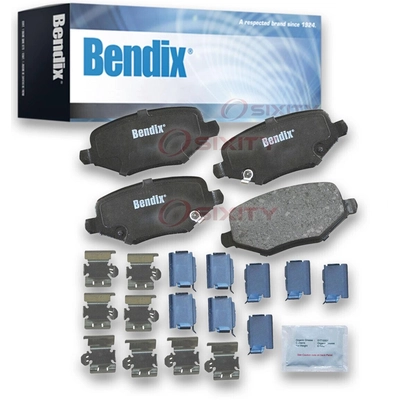 Rear Premium Ceramic Pads by BENDIX - CFC1719 pa1