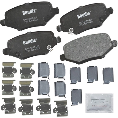 Rear Premium Ceramic Pads by BENDIX - CFC1719 pa3