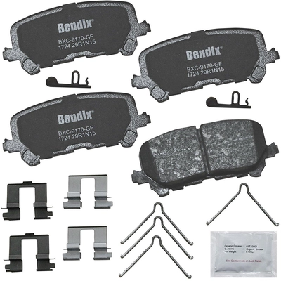 Rear Premium Ceramic Pads by BENDIX - CFC1724 pa1