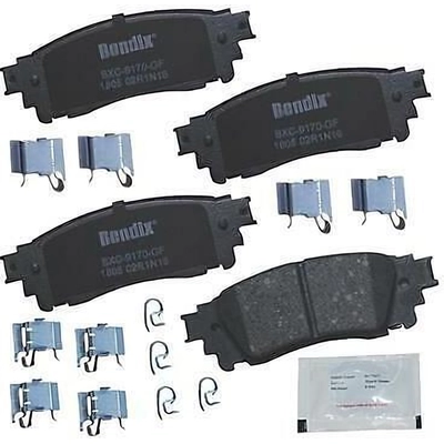 Rear Premium Ceramic Pads by BENDIX - CFC1805 pa1