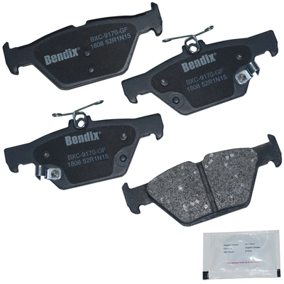 Rear Premium Ceramic Pads by BENDIX - CFC1808 pa1