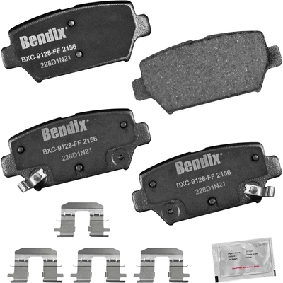 Rear Premium Ceramic Pads by BENDIX - CFC2156 pa1