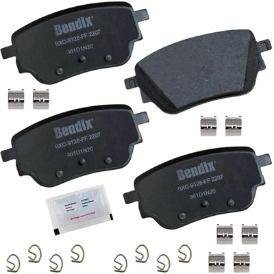 Rear Premium Ceramic Pads by BENDIX - CFC2207 pa1