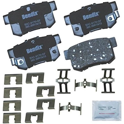 Rear Premium Ceramic Pads by BENDIX - CFC365 pa1