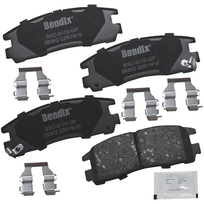 Plaquettes de frein arrière en céramique qualité supérieur de BENDIX - CFC383K2 pa3