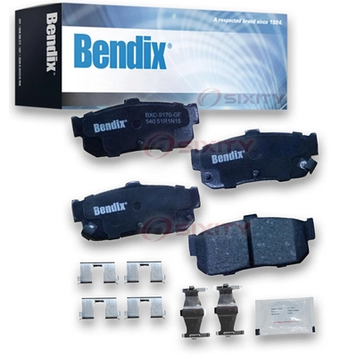 Rear Premium Ceramic Pads by BENDIX - CFC540 pa2