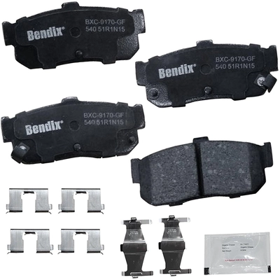 Rear Premium Ceramic Pads by BENDIX - CFC540 pa3