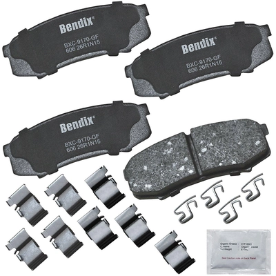 Rear Premium Ceramic Pads by BENDIX - CFC606 pa2