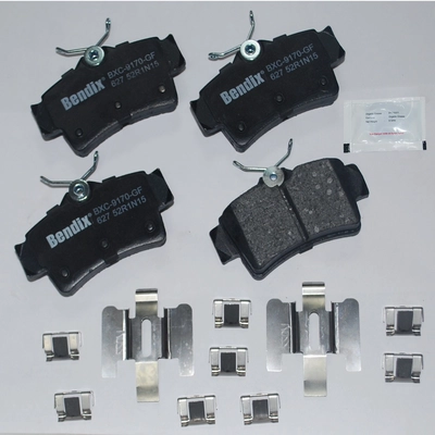 Rear Premium Ceramic Pads by BENDIX - CFC627 pa1