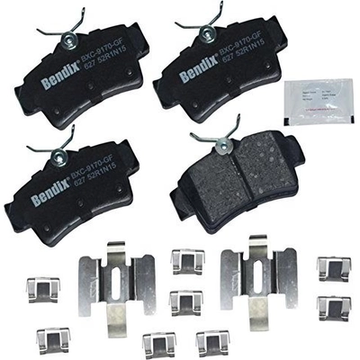 Rear Premium Ceramic Pads by BENDIX - CFC627 pa2