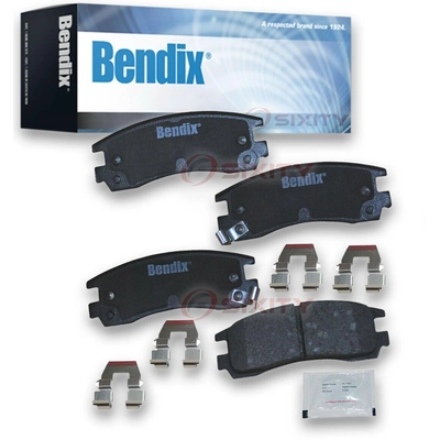 Rear Premium Ceramic Pads by BENDIX - CFC698 pa2