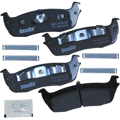 Rear Premium Ceramic Pads by BENDIX - CFC711 pa1