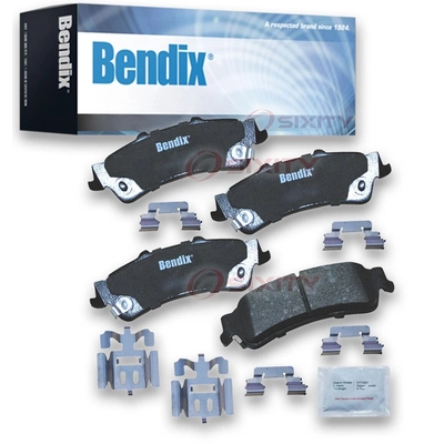 Rear Premium Ceramic Pads by BENDIX - CFC792HD pa2