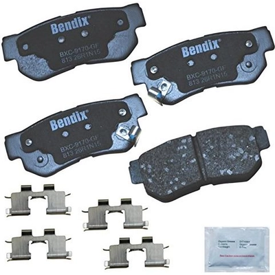 Rear Premium Ceramic Pads by BENDIX - CFC813 pa1