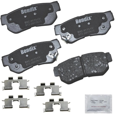 Rear Premium Ceramic Pads by BENDIX - CFC813 pa4