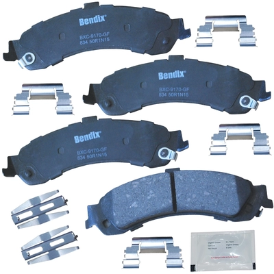 Plaquettes de frein arrière en céramique qualité supérieur de BENDIX - CFC834 pa1
