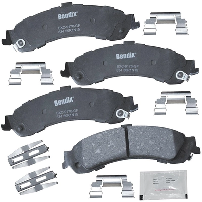 Plaquettes de frein arrière en céramique qualité supérieur de BENDIX - CFC834 pa4
