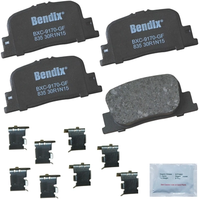 Rear Premium Ceramic Pads by BENDIX - CFC835 pa1