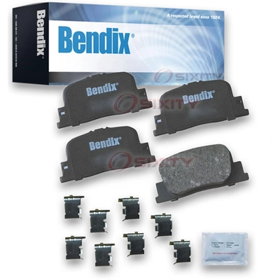 Rear Premium Ceramic Pads by BENDIX - CFC835 pa2