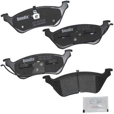 Plaquettes de frein arrière en céramique qualité supérieur de BENDIX - CFC858 pa3