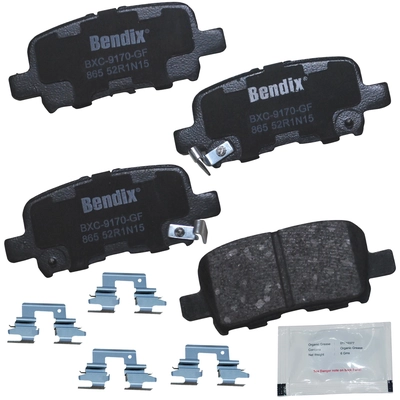 Plaquettes de frein arrière en céramique qualité supérieur de BENDIX - CFC865 pa1