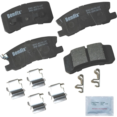 Rear Premium Ceramic Pads by BENDIX - CFC868 pa1