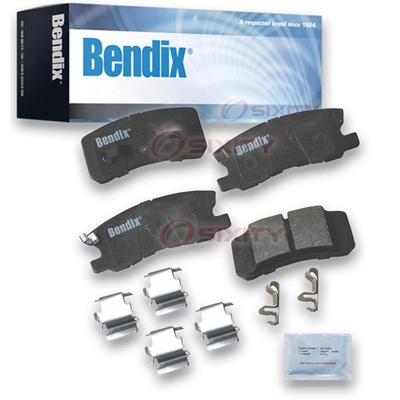 Rear Premium Ceramic Pads by BENDIX - CFC868 pa2