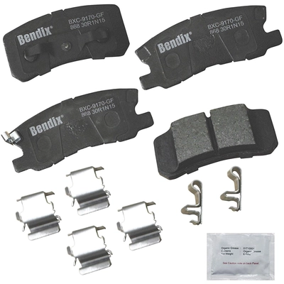Rear Premium Ceramic Pads by BENDIX - CFC868 pa3