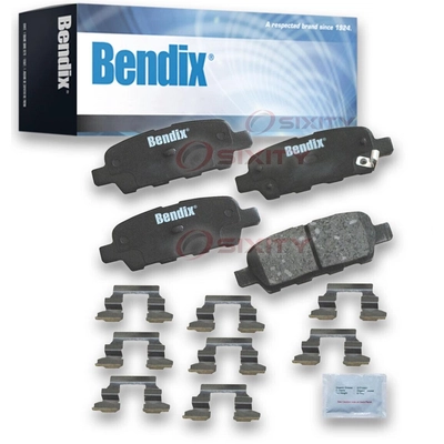 Plaquettes de frein arrière en céramique qualité supérieur de BENDIX - CFC905 pa2