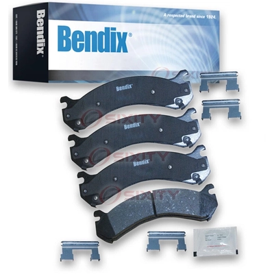 Rear Premium Ceramic Pads by BENDIX - CFC909 pa2