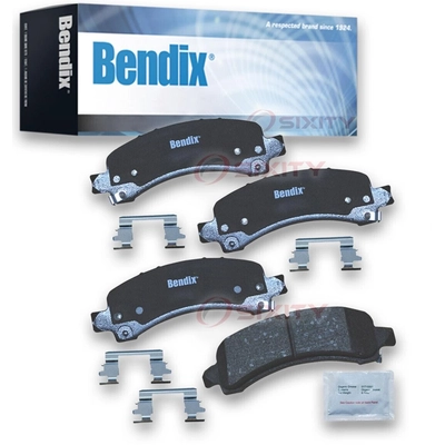 Rear Premium Ceramic Pads by BENDIX - CFC974A pa1