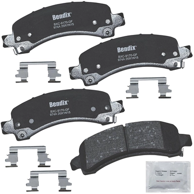 Rear Premium Ceramic Pads by BENDIX - CFC974A pa3