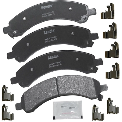 Rear Premium Ceramic Pads by BENDIX - CFC989 pa2